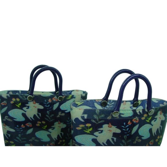 Western Chief Girls Youth Multicolor Unicorn Print Pull On Rain Boots Size 13/1 - Picture 3 of 9